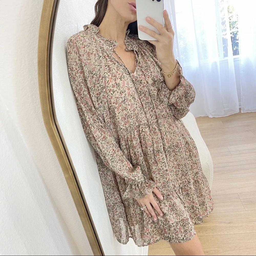 LAST • Brunching Floral Tunic Flowey Dress - Picture 8 of 10